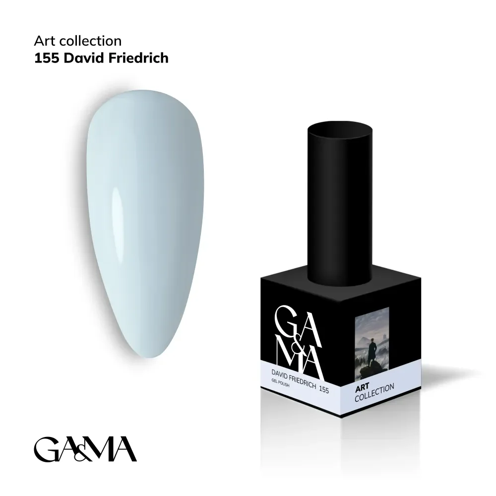 Ga&Ma gél lakk 155 DAVID FRIEDRICH, 10 ml