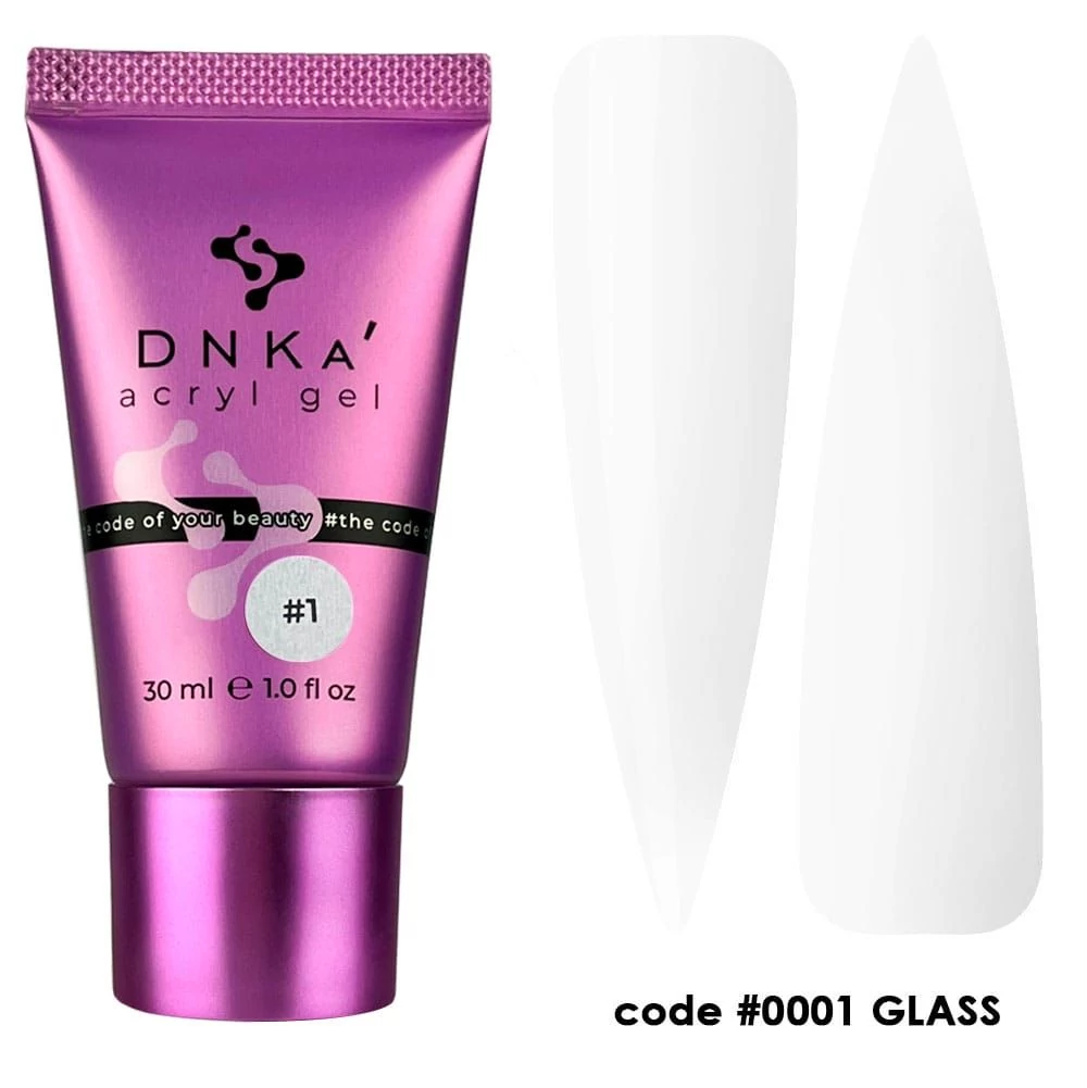 DNKa' Аcryl Gel #0001 Glass (tube)-30 ml